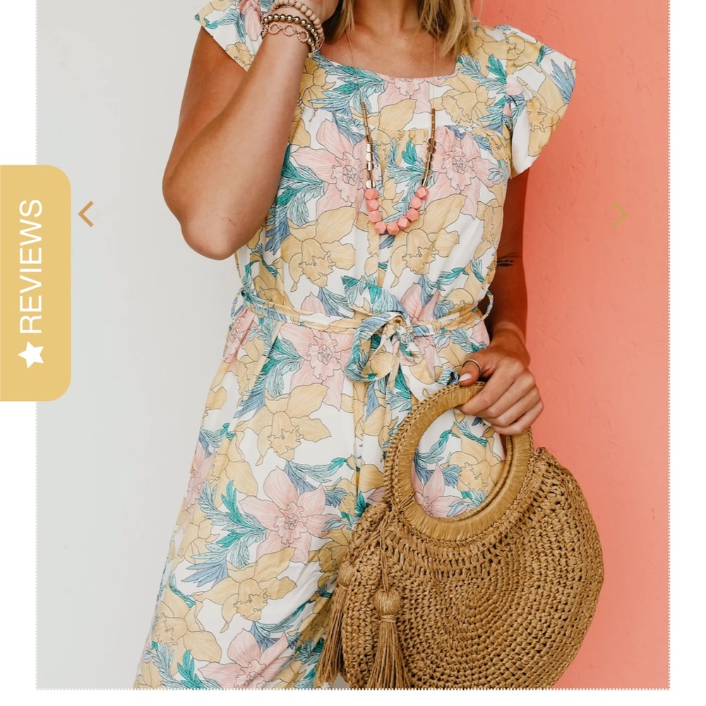 NWT Floral Romper